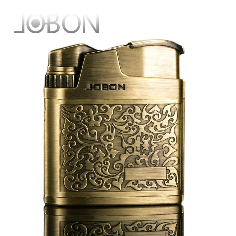 JOBON оптовая продажа под заказ логотип на пополняемые пламенное масло керосиновые классические винтажные зажигалки для