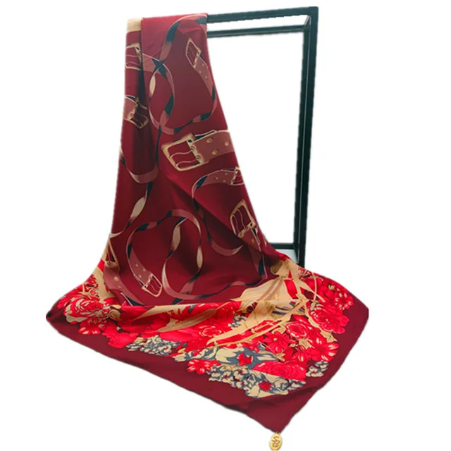 New Arrivals Muslim Silk Scarf Women Fashion Hijab Muslim for Dyeing Blank Silk Scarves