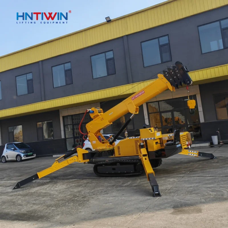 Китайский поставщик HNTIWIN завод по производству мини-кран-паук 5 тонн низкой цене