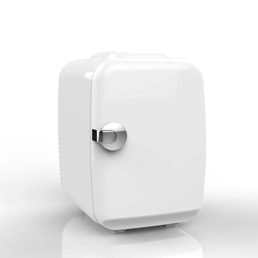 Custom beauty cosmetic 4l 12v dc portable car fridge refrigerator for bedroom