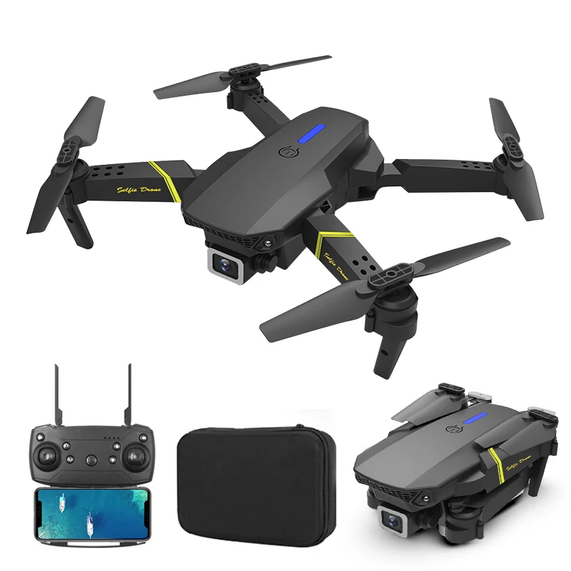 13 min flying camera E88 Pro beginner prosumer Foldable RC drones 4k profesional fpv plastic UAV E88 drone with camera