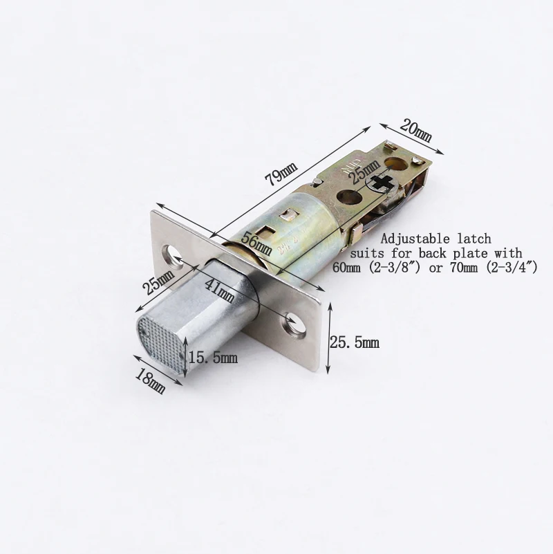 Stainless Steel Keyed entry door Tubular knob cylindrical door lock for safe