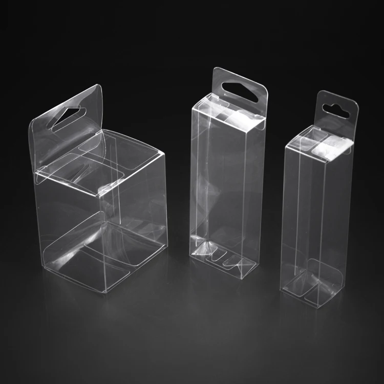 Crystal Clear Plastic Printed PVC Display Packaging for Folding Acetate Boxes Transparent Vinyl PVC PET RPET Packaging Solution