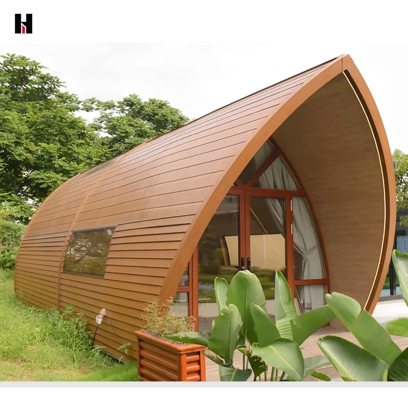 prefab cabin space capsule house 2 bedroom with kitchen sleeping pods capsule