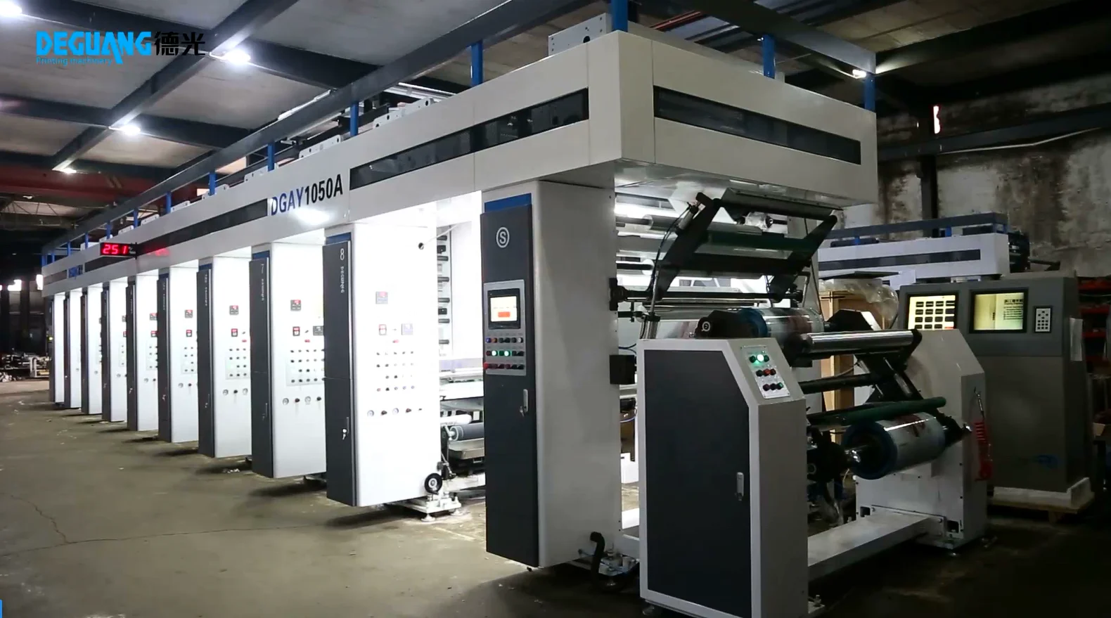 Hot Selling 8 Color Label Printing Machine Rotogravure Printing Machine