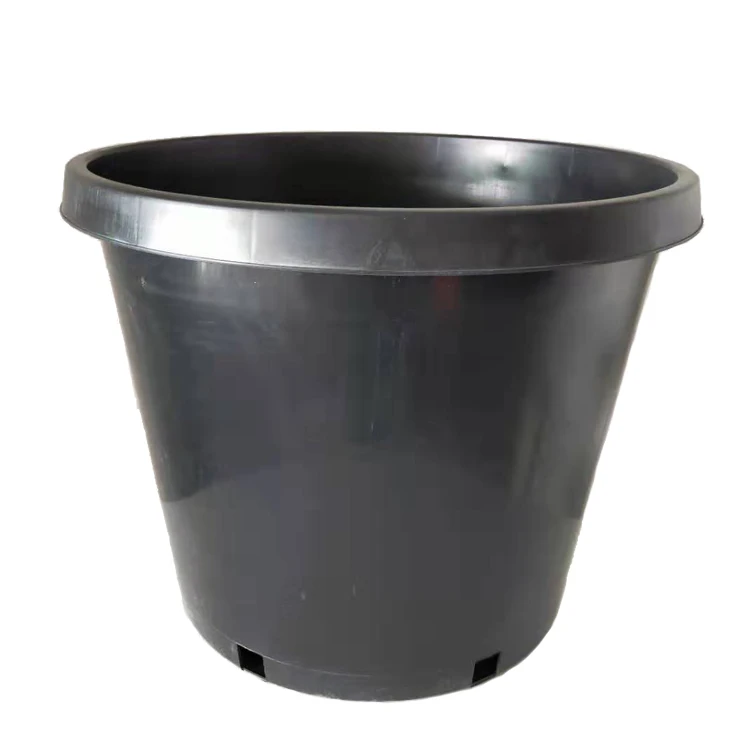 Лидер продаж, современные прочные круглые большие горшки из полипропилена, 15 галлонов