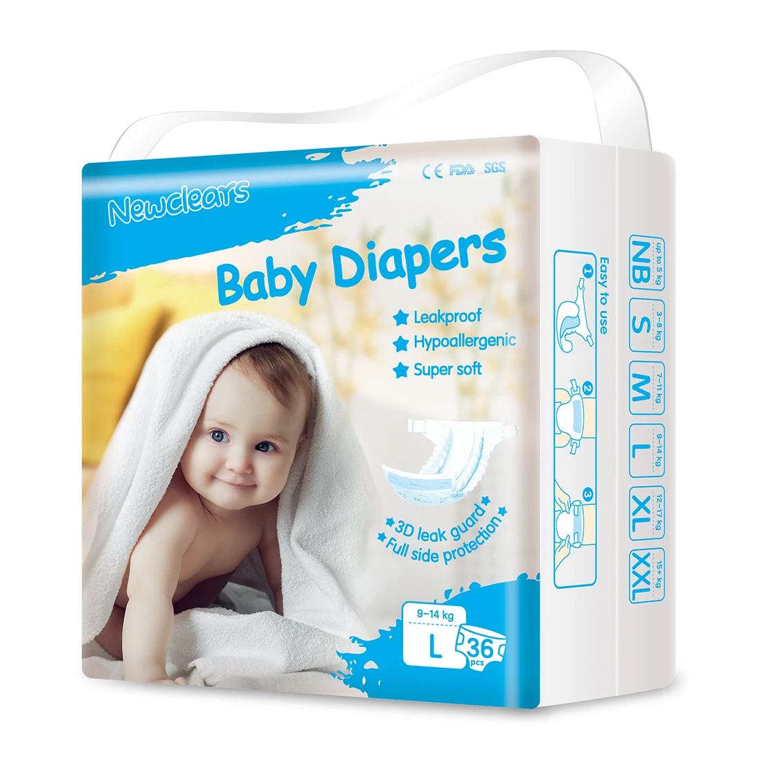 hot selling fine disposable  baby diapers  nappy  from China manufacturer