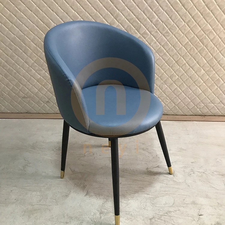 Panama chrome brushed plated Stainless steel western pizza canteen restaurant sofa table and chair furniture for bar cafe CY537