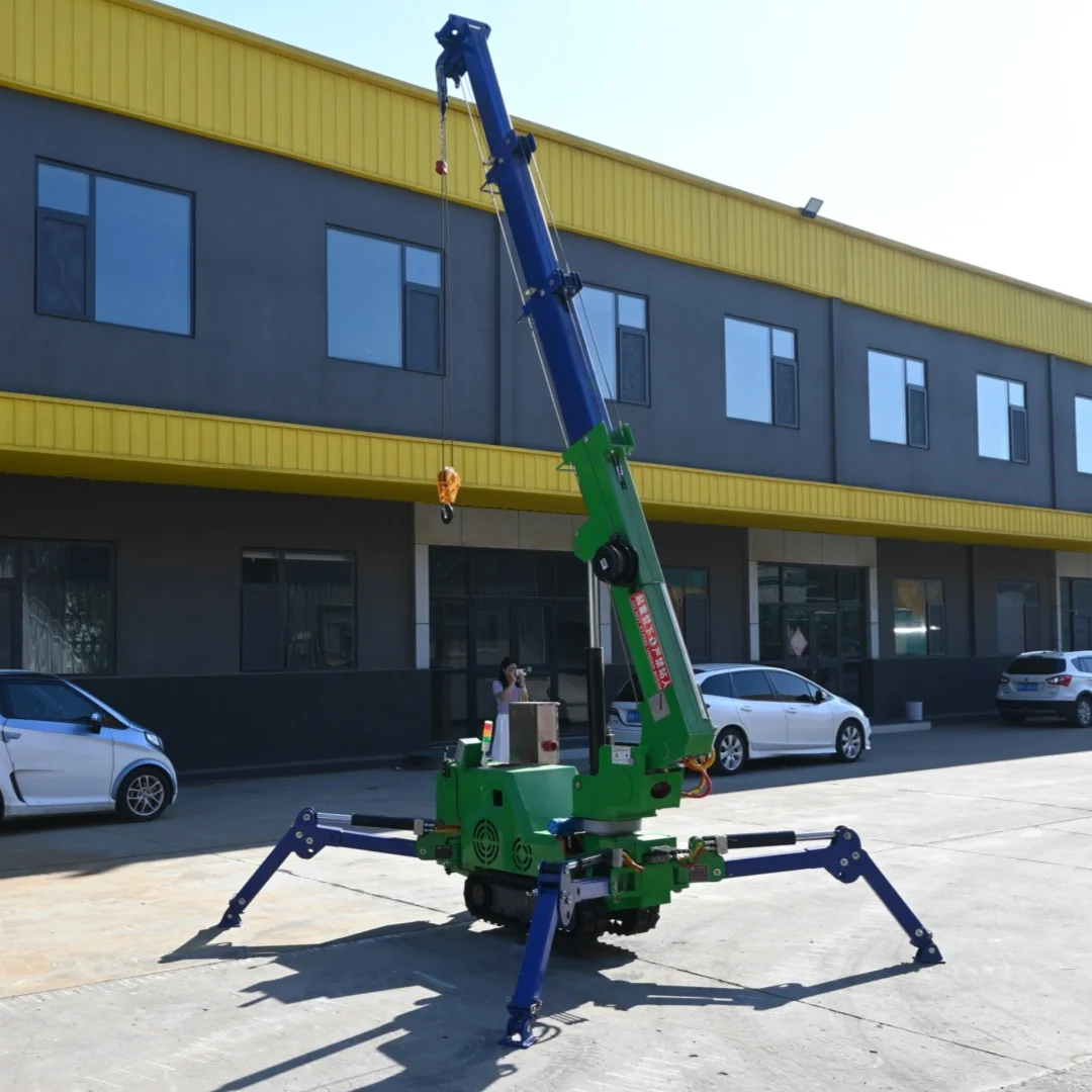 High Quality Crane Spider 19m 8ton Crawler Crane Spider Lifting Crane With Fly Jib Low Price