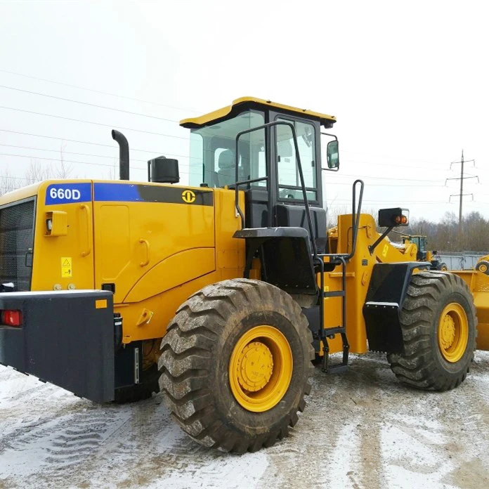 6ton Front Bucket Wheel Loader 660D 5.5 Cubic Meter Large Bucket Capacity Loader For Sale