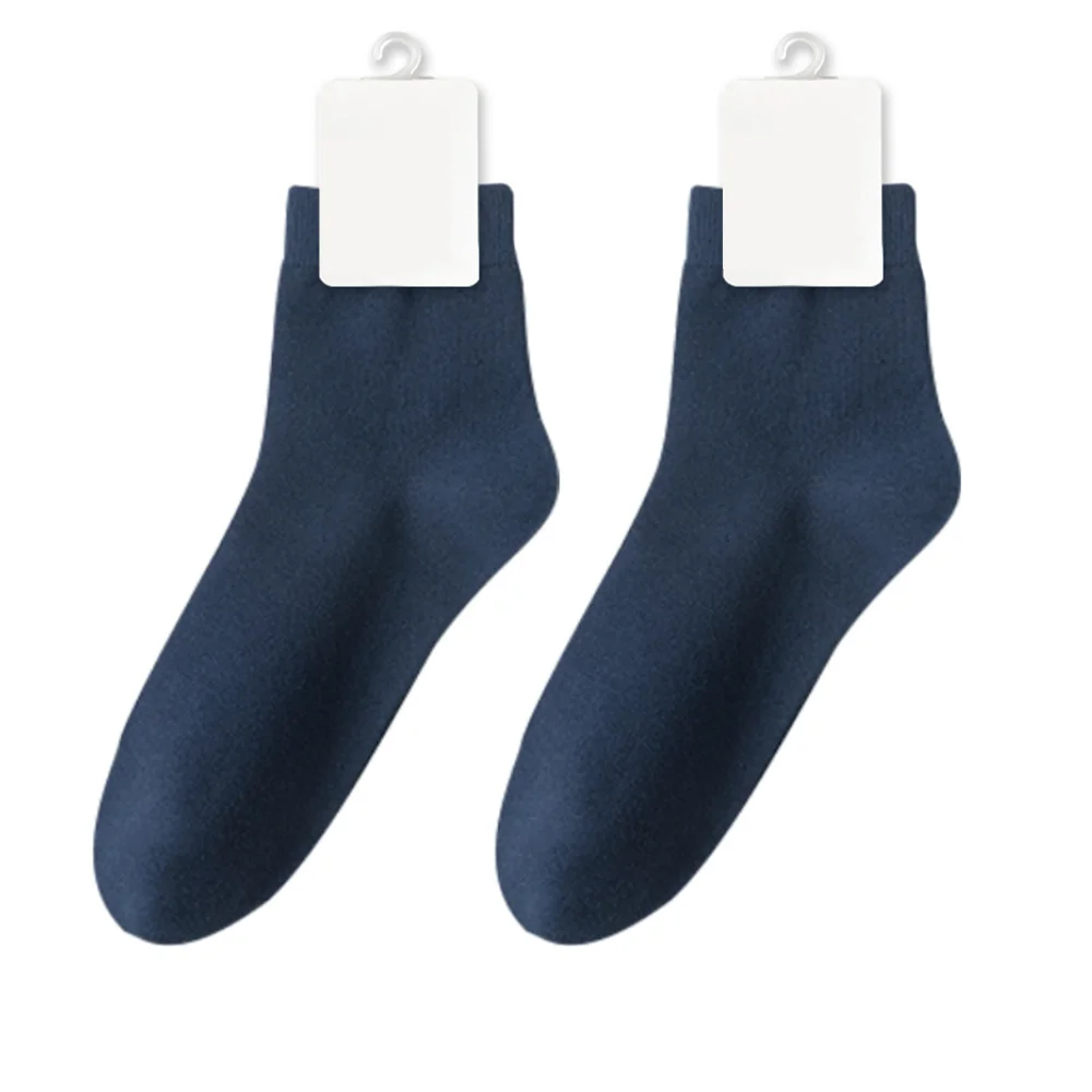 Custom Socks Design Own Logo Crew Socks Bamboo 100% Cotton Black Man Sport Socks for Men