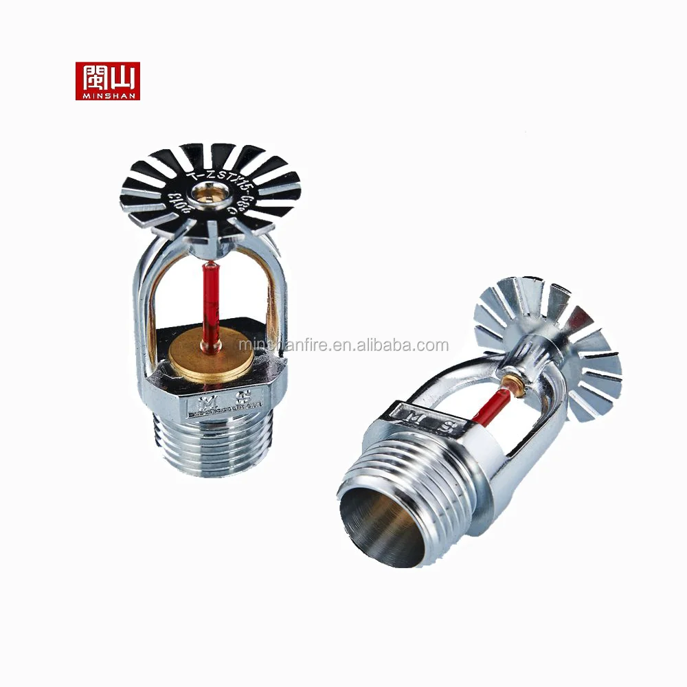 Vertical Quick Response Sprinkler Head Automatic Sprinkler System Fire Safety Sprinkler Head