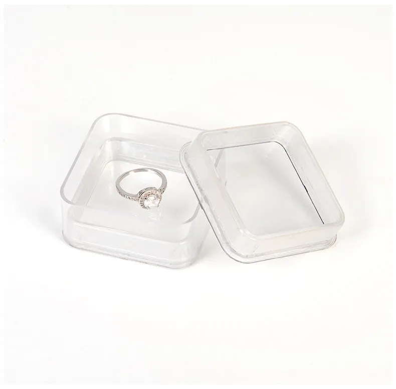 Diamond Gemstone Display Case Gem Jewelry Trinket Storage Container Tray