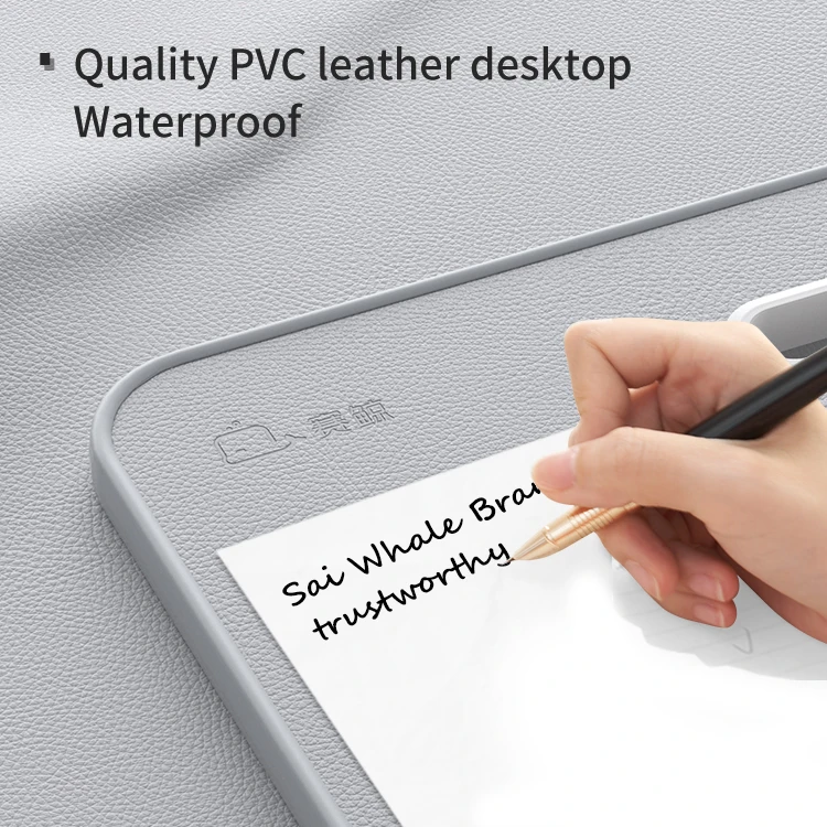 Folding Laptop Desk for bed with led light XGear new XXL size leather surface laptop study table with tablet slot, book stand