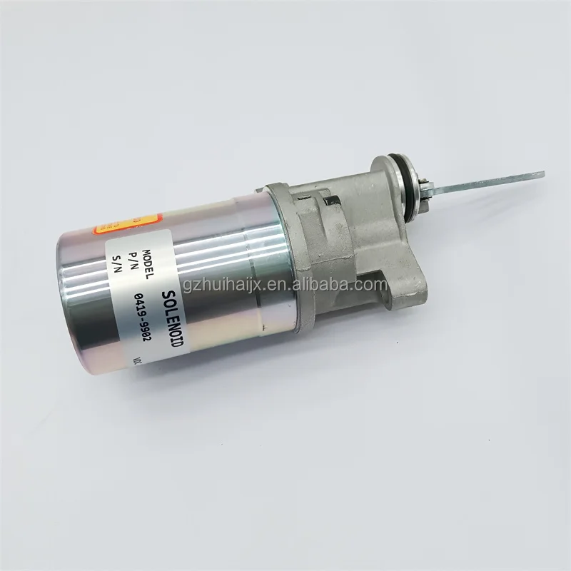 High Quality Excavator Parts 24V Stop Solenoid 04199902 02113790  Fuel Shutdown Valve for Deutz Engine BF4M1013EC