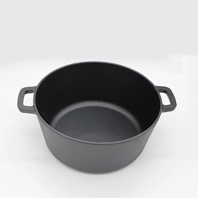 Cast iron 2 In 1 dutch oven muti-purpose pot