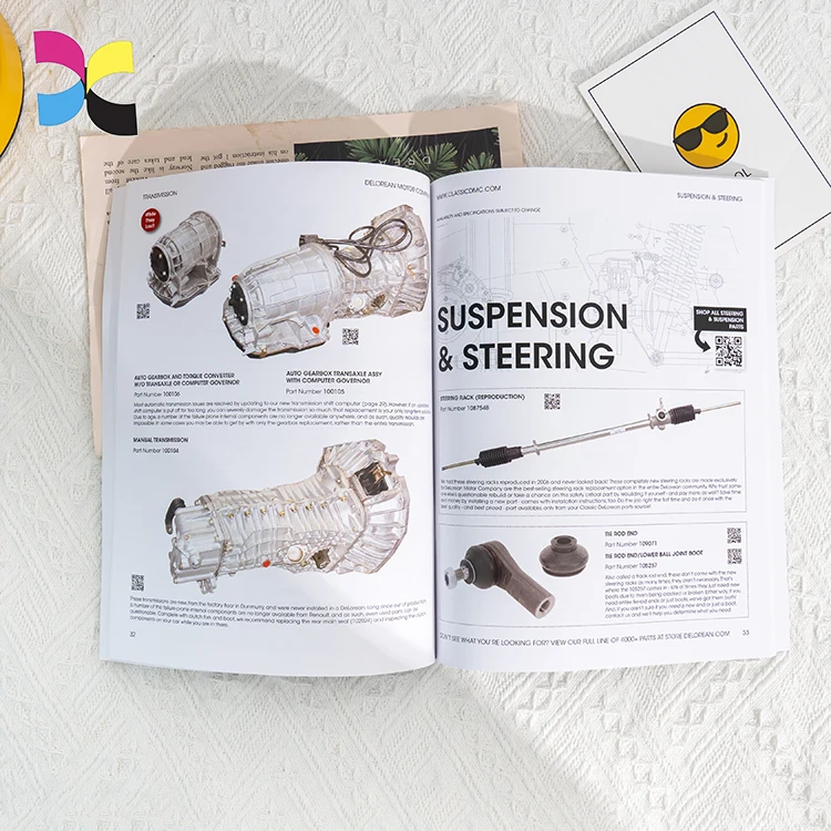 Custom Magazine Catalog Brochure Design Company Product Catalog Hardcover Booklet Printing Catalog