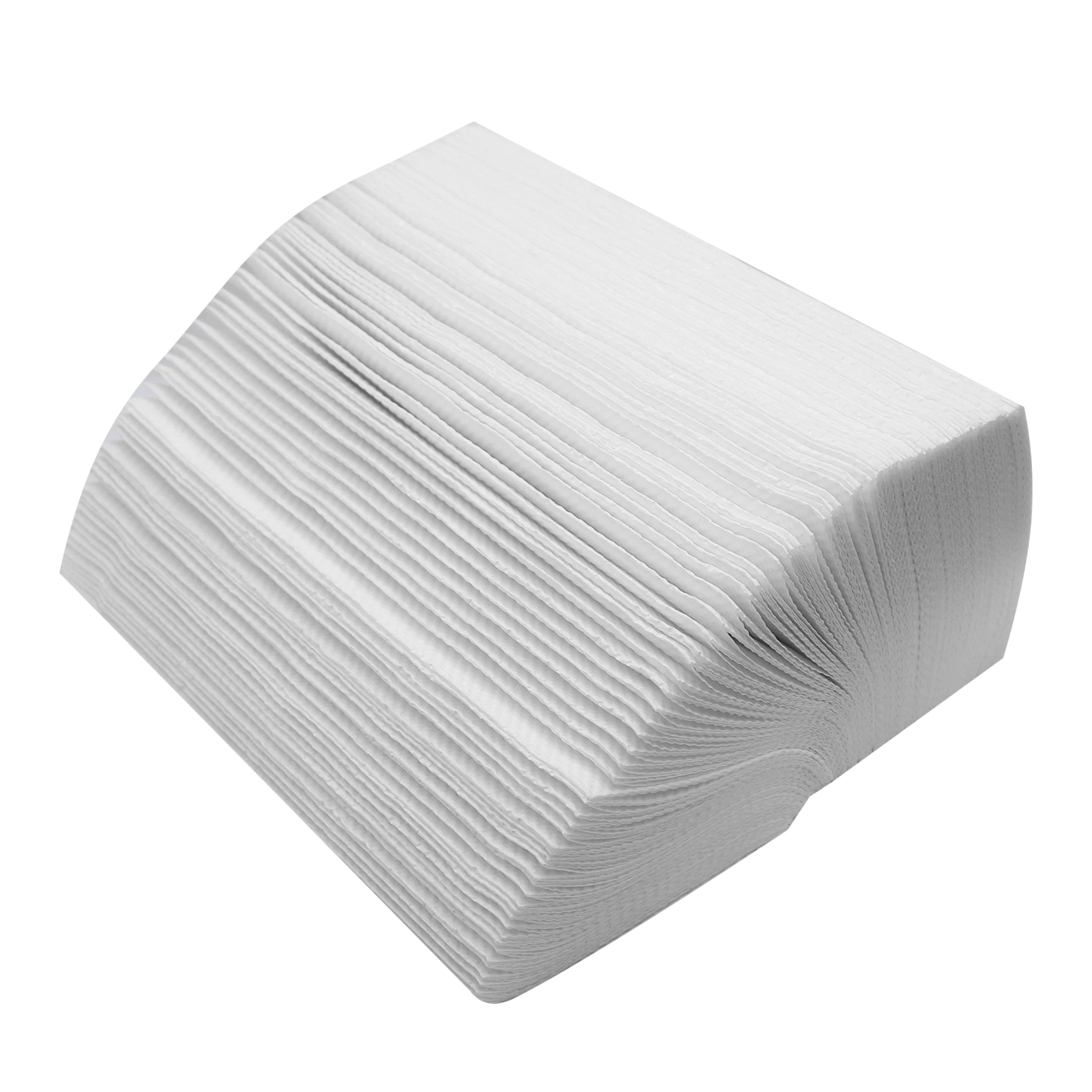 QINGSHE Wholesale 200 Sheets 100% Virgin Pulp Kitchen Hand Paper Towels Ultra Strong 1-PLY V Fold Custom Tissue Toilet Paper