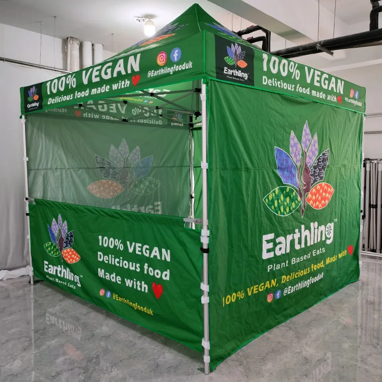 Sunshine High quality popcorn custom food 10x10 portable aluminium pop up trade show canopy tent gazebo