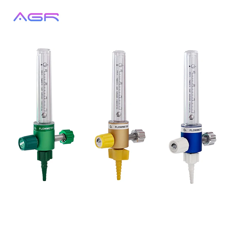 Professional model wall mounted medical oxygen regulator flowmeter medical wall mounted oxygen flow meter