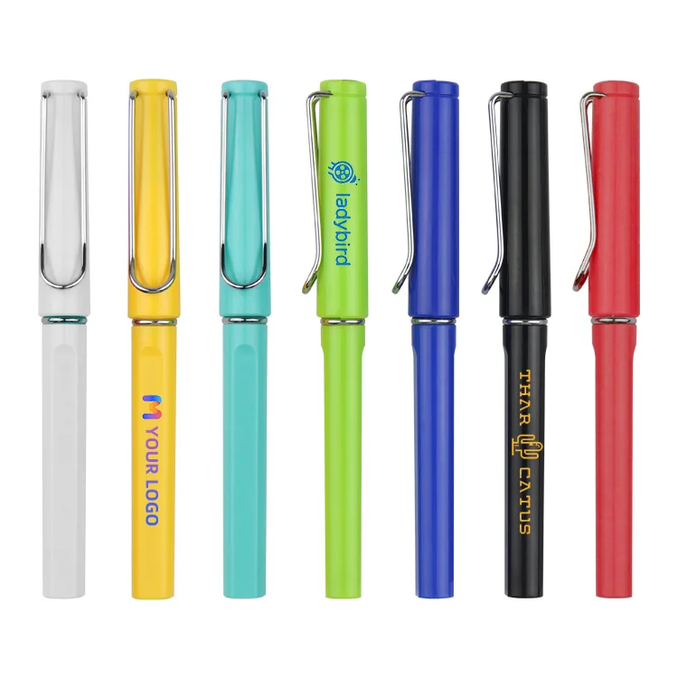 Customizable Advertising Promotion Candy Color Gel Pens Writing Pens For Office And School