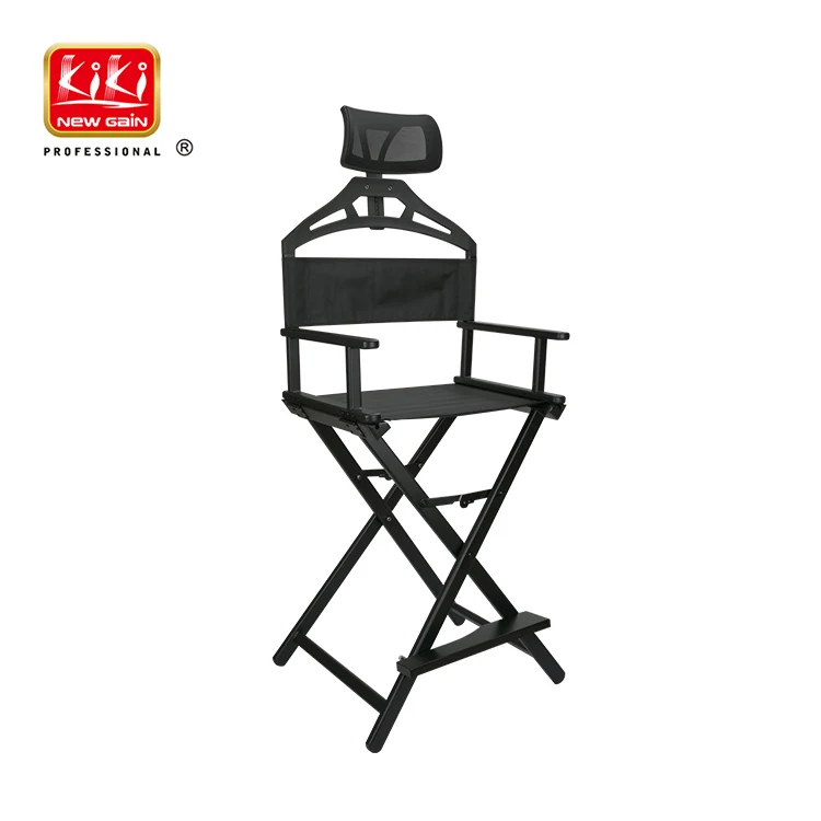 Кики дешевый алюминий складной Fauteuil De Maquillage гидравлический директор салон художника кисти макияжа кресло с подголовником