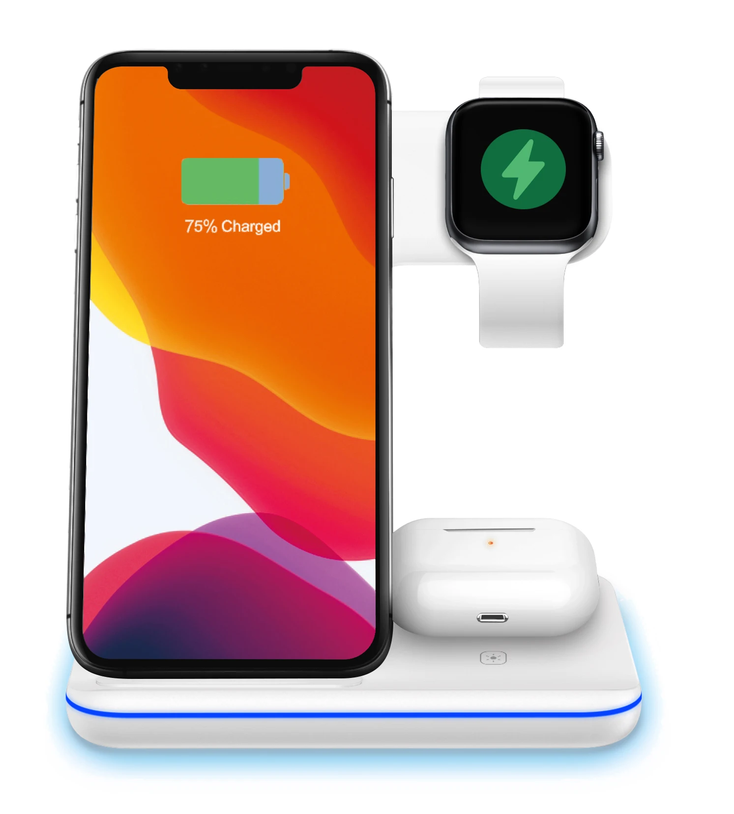 Watches Ear Pods Phone Station Qi Popular Magnetic Fast Stand 3 IN 1 Multipurpose Wireless DC Fast Mini Charger For gift