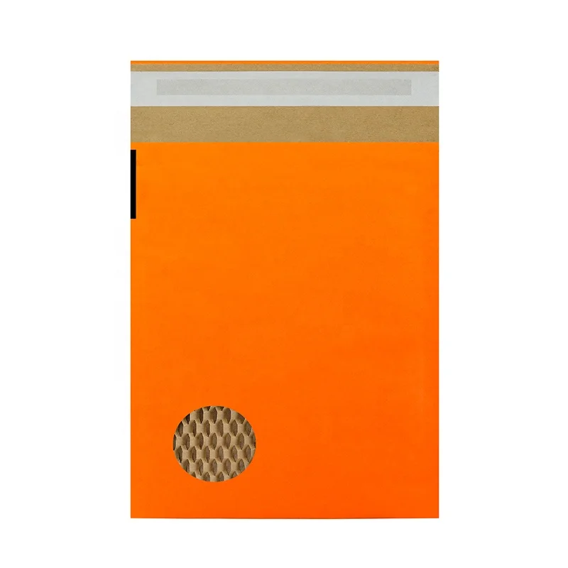 Biodegradable bag compostable mailer recycle bag 3d paper padded protective mailers 100% Curbside Recyclable Paper Padded Mailer