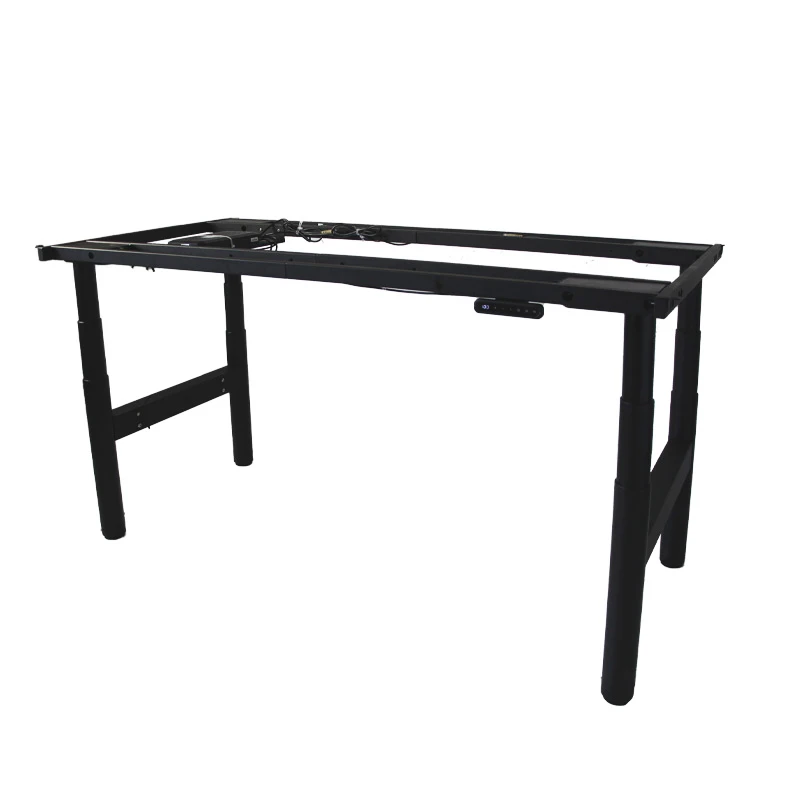 Electric Sit To Stand Office Desk Gaming Ergonomic Metal Steady Living Room Meeting With 4 Legs Computer Adjustable Height Table