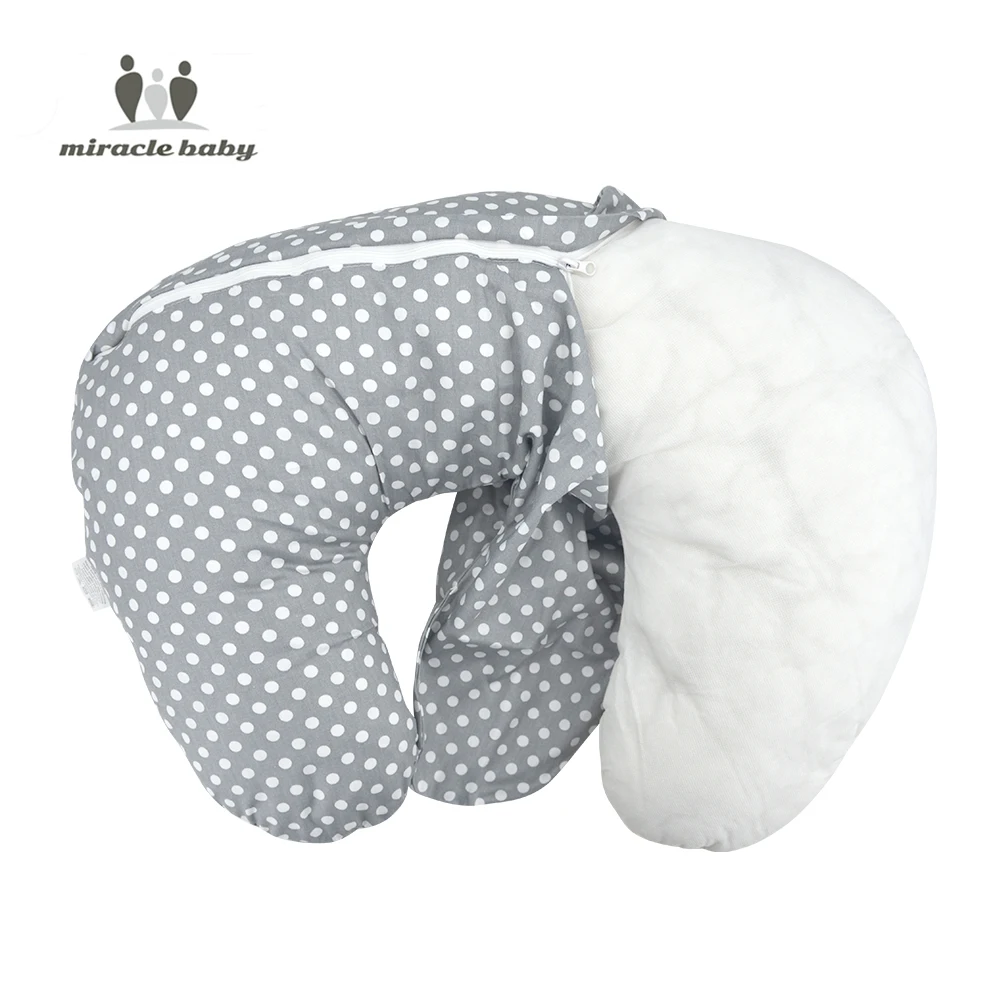Miracle Baby Nursing Pillow Case U Shape Knitted Abstract Pillow Cover Washable Pregnancy Pillowcase Breastfeeding Pillow Cover