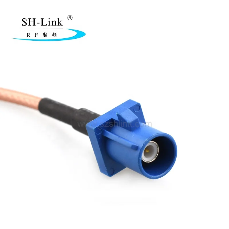 FAKRA male to RG316 to FAKRA male connector for cable assembly