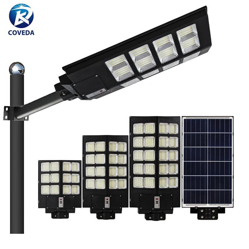 Factory Price 300w 800w 1000w Remote Control Ip66 Waterproof Outdoor Solar Led Street Lamp