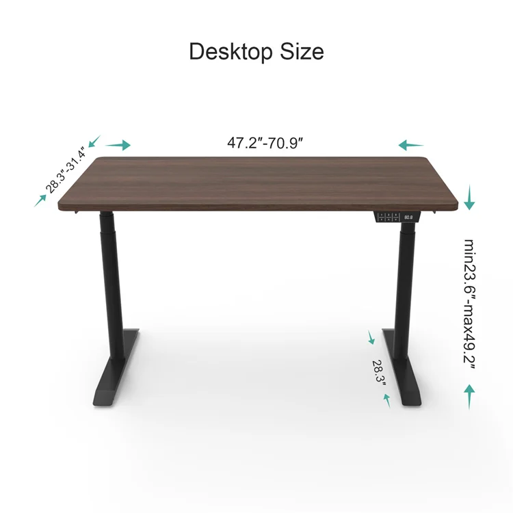 Home Office Customized Dual Motor Lifting Standing Desk Electric Gaming Desk Frame