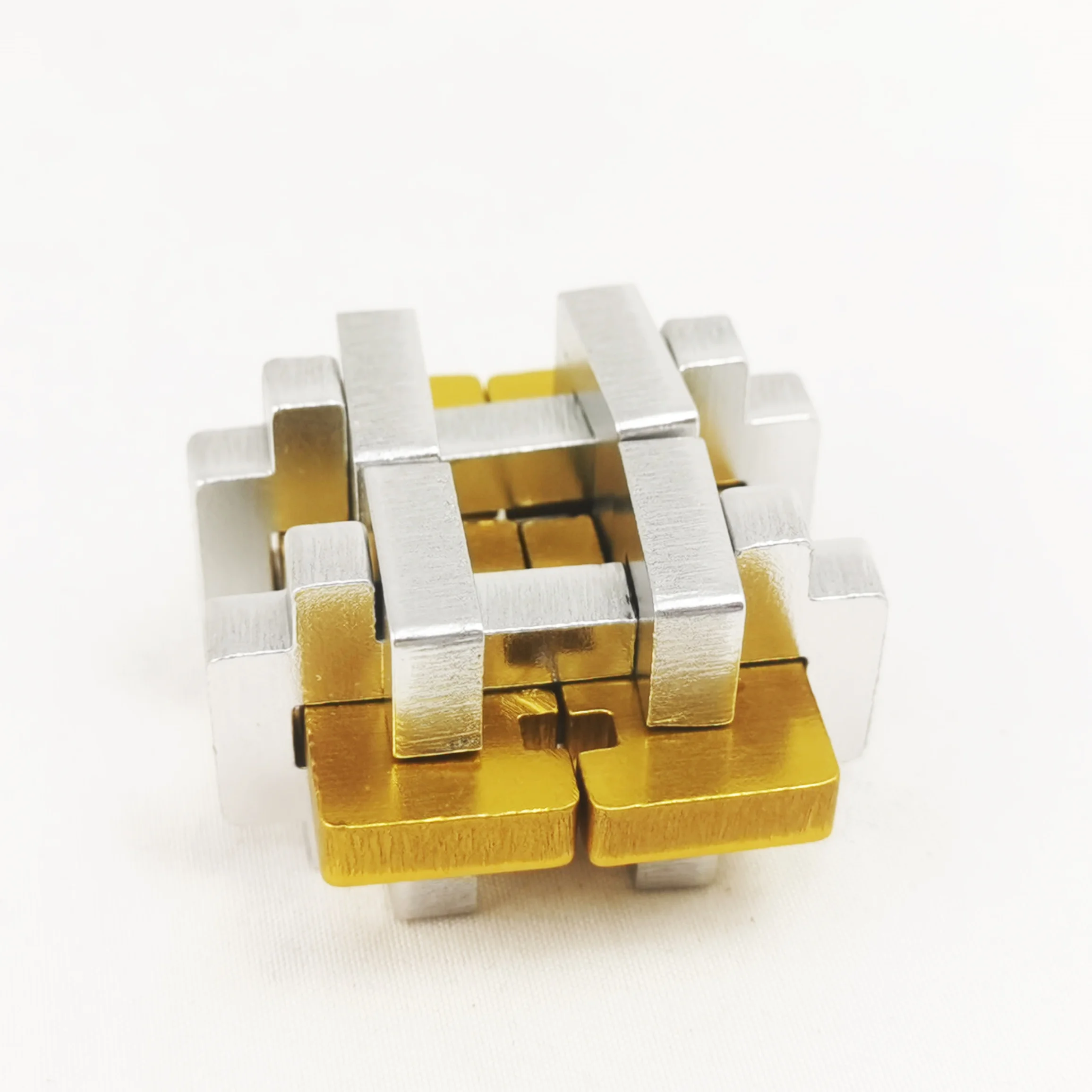 3D IQ High Quality Luban Lock Intelligent Fun Puzzle Hand-Operated  Metal Brain Exercise Custom Printed Model for Gift