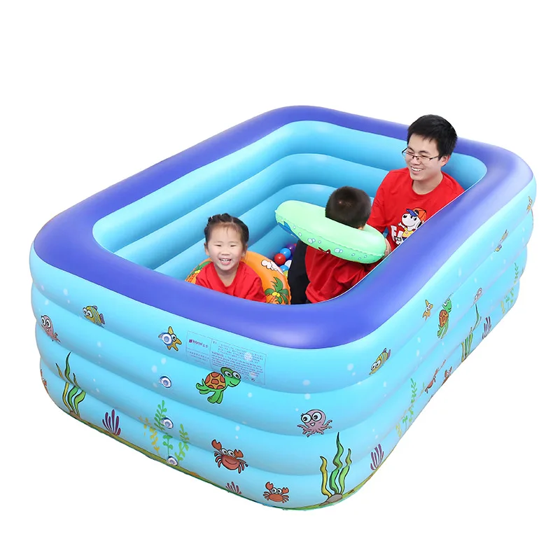 Large Garden Spa 3 Ring Padding Plastic Baby Swimming Pools Kids Adult Above Ground Inflatable Swimming Pool For Outdoor Home