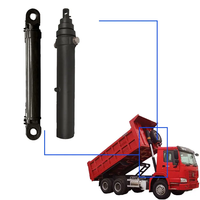 Buy Custom Camper Trailer 3Stage Telescopic Hydraulic Cylinder