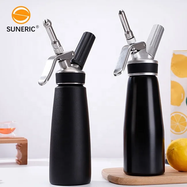 
High quality dessert tools eco friendly aluminum custom whipped cream dispenser 