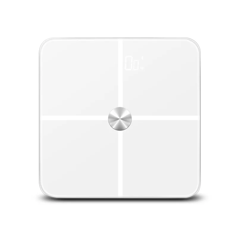 Software Reengineering Modern Style 180kg ITO Glass Conductive Coating Bathroom Scale Body Fat Smart Scales With An APP