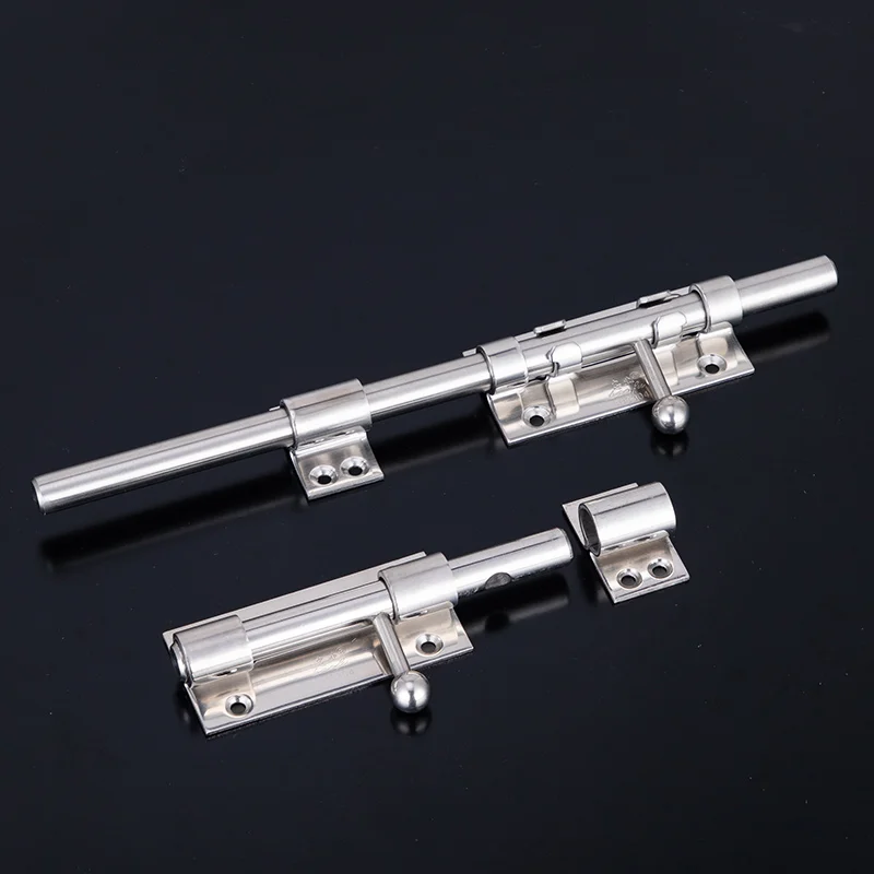 Hot Sale 6-12 inches Thickened stainless steel tower bolt heavy door latch Building materials and furniture accessories for door