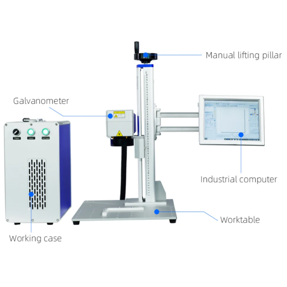 3D Crystal Laser Inner  Engraving Machine 5w Acrylic Crystal Glass Decoration Anniversary Wedding Gift Metal Non-metal