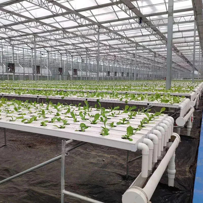 A70 Customized Agricultural Greenhouses System PVC Tube Hydroponics Channel Pipe Soilless Cultivation NFT Hydroponic Tube Pipe