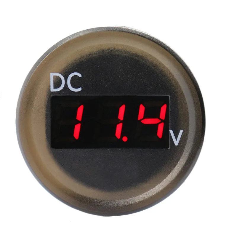 DC12V-24V Цифровой вольтметр светодиодная Автомобильная Приборная панель автомобиля цифровой вольтметр