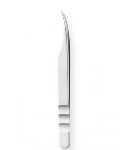 Professional Stainless Steel Fine Point Curved Straight Tip Lash Tweezers Eyelash Extension Tweezers