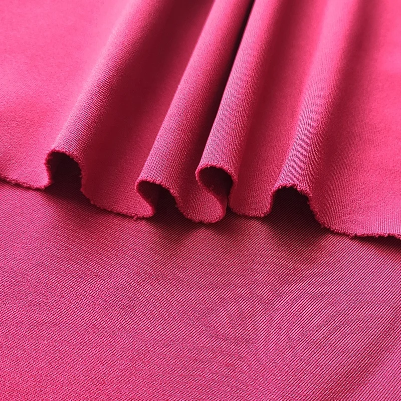 Four Way Stretch Recycle Polyester Spandex Swimwear Interlock Fabric for Swimwear