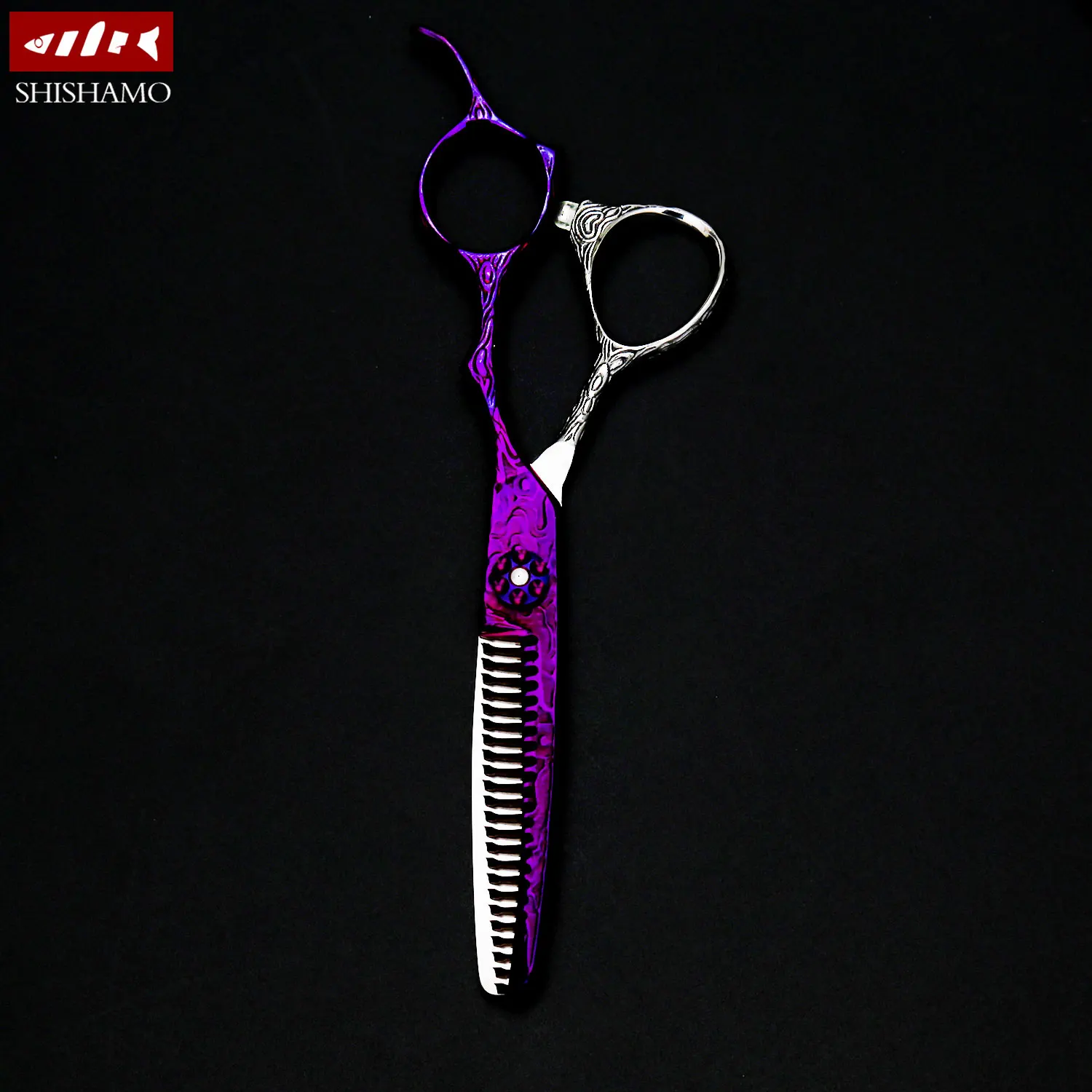 Premium Japan VG10  High quality Violet Hair Thinning Scissors CNC Hairdressing Shears Barber Cutting Scissors Tijeras For Salon