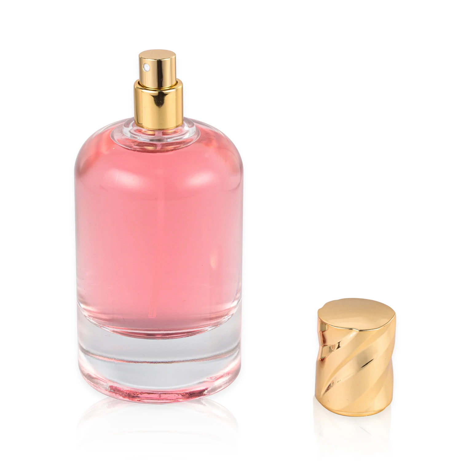 New Perfume Bottle Packaging Custom Luxury clear 50ml 100ml perfume spray glass bottle