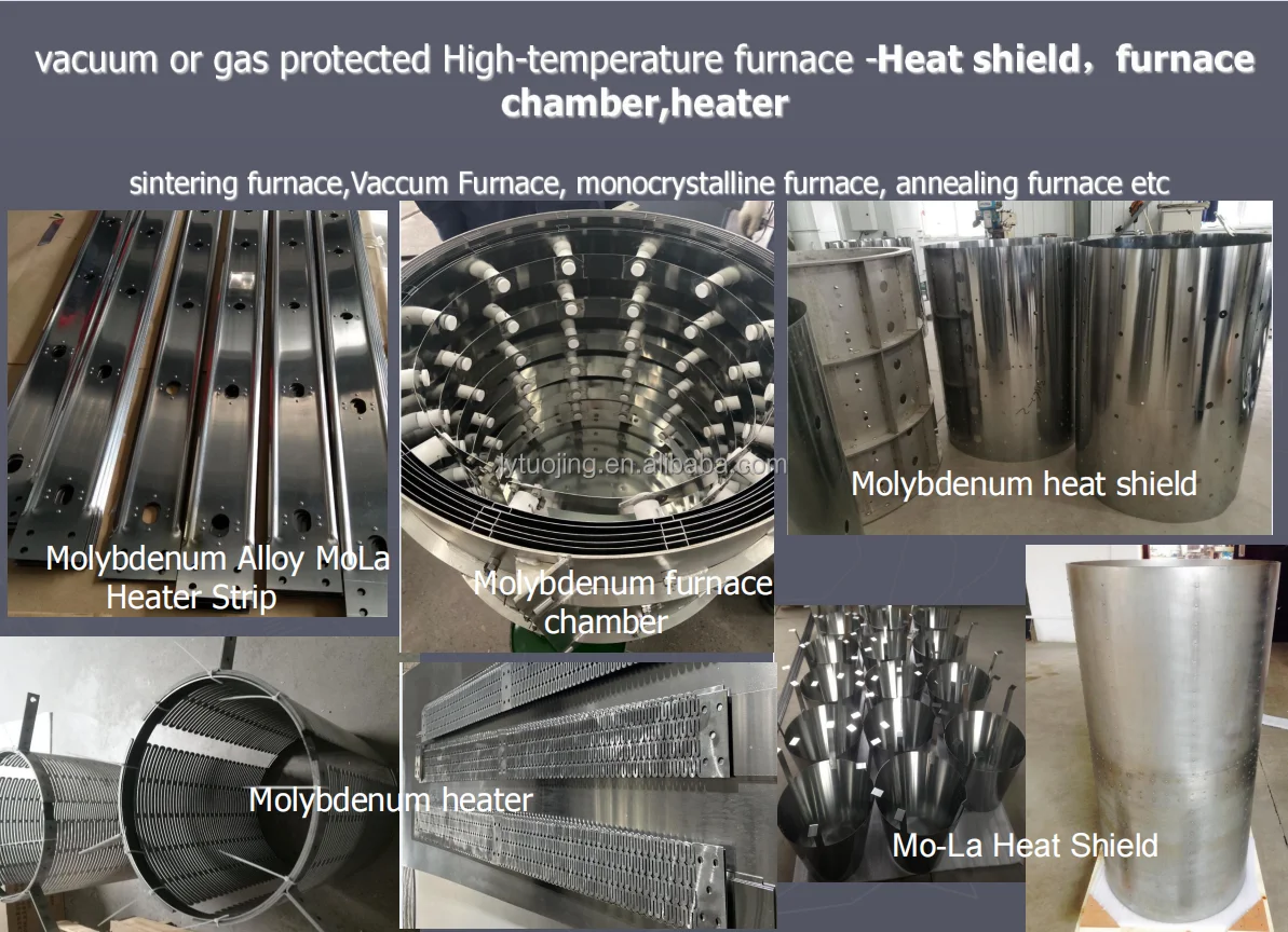 Molybdenum basket molybdenum carrier tray MoLa furnace element