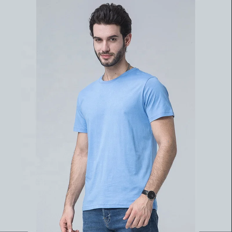 Wholesale 100% Premium Cotton T-shirt Custom Logo Print T Shirt Blank 100% Preshrunk Cotton T-shirts