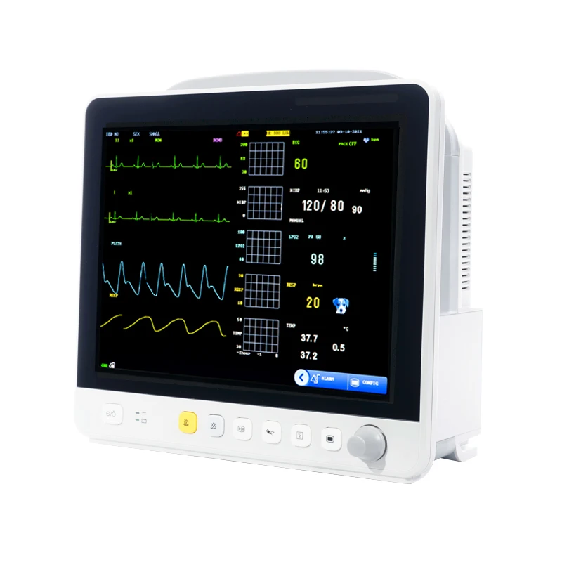 veterinary use vital signs check touch screen  ECTO2 animal cardiac monitor multiparameter monitor