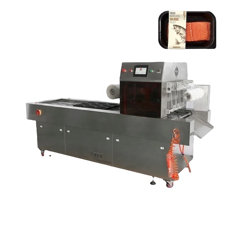 Automatic sausage (VSP) vacuum skin packaging machine line skin packaging machine packaging machine vacuum skin